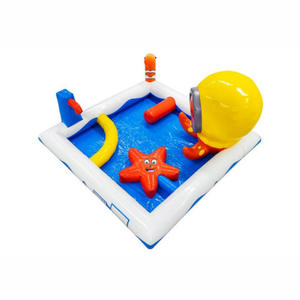 儿童充气水滑梯充气屋，带戏水池和互动游戏，章鱼造型 - Product Image 3