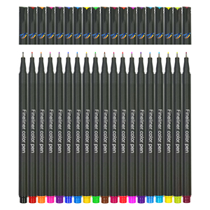 カラーペン0.4mmファインライナーペン水ベースインク多色ファインポイントマーカー書き込みスケッチ描画用 - Product Image 5