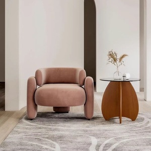 Customizable Modern Luxury Velvet Sofa <strong>Chair</strong> with Solid Wood Frame <strong>for</strong> <strong>Bedroom</strong> Apartment Hotel or Home Office Leisure Use - Product Image 2