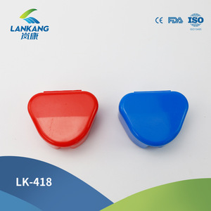 Estuche portátil para dentaduras postizas LK-418, almacenamiento oral triangular para adultos, tamaño grande - Product Image 5