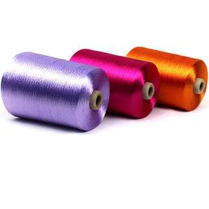 높은 끈기 크로 셰 뜨개질 원사 100% 비스코스 및 아세테이트 필라멘트 좋은 품질 100% 비스코스 섬유 - Product Image 5