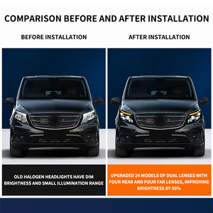 Phares LED DJZG en gros pour Mercedes Benz Vito Modèle <span class=keywords><strong>2016</strong></span> Amélioré au Modèle 2024 - Product Image 4