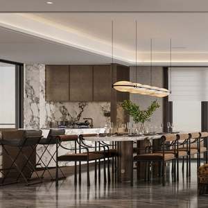 โต๊ะอาหารไม้สไตล์โมเดิร์นมินิมอลที่ปรับแต่งได้ สำหรับโรงแรม วิลล่า และห้องนั่งเล่น - Product Image 4