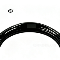 Volant personnalisé en fibre de carbone avec LED pour Toyota Innova Hilux Revo Fortuner 2014 2015 2016 2017 2018 2019 Sport