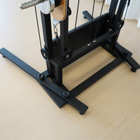 Machine de Pilates Reformer noire mate personnalisée avec tour spirale pour ensembles de fitness professionnels en salle de sport – Reformers Pilates