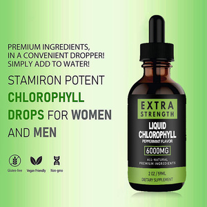 Gouttes de Chlorophylle en Gros Marque Blanche Biologiques Végétaliennes Sirop de <span class=keywords><strong>Splina</strong></span> 6000mg Gouttes Détox Antioxydants Liquides - Product Image 4