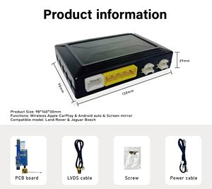 Không dây Carplay Android tự động ban đầu màn hình xe cập nhật Carplay Bộ giải mã màn hình phản chiếu mô-đun cho LAND ROVER - Product Image 6