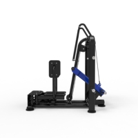 Machine d'abduction en position debout à charge de plaques en acier, design moderne et ergonomique, équipement de fitness pour l'entraînement de la force des membres inférieurs