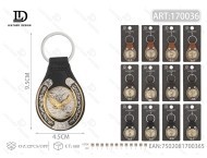 Zinc Alloy White And Gold Saddle Keychain Luxury Metal Key Chain For Keys - Product Image 3