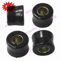 4 Buah Set Bushing Suspensi Penyerap Guncangan Belakang Hitam 10MM Kompatibel dengan Sebagian Besar Sepeda Motor Skuter ATV UTV Go Kart