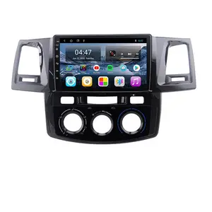 Großhandel gps tracker toyota fortuner-PX30 Android 10 Car DVD Player GPS Navigation For Toyota Fortuner Hilux Revo Vigo 2008-2014 mit Carplay DSP Playstore