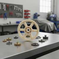 Engrenages en plastique et nylon du fabricant, engrenages de moteur, composants de jouets électriques, machines industrielles, transmission de formes spéciales