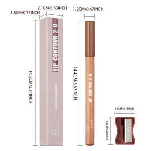 Crayons à lèvres minéraux longue tenue, haute pigmentation, effet mat naturel, certifiés CE, taille standard, marque privée OEM. - Product Image 6