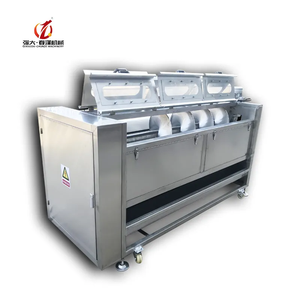 Máquina Industrial Comercial Automática de Lavado y Pelado con Rodillo de Cepillo para Batata, Yuca, Jengibre, Taro y Zanahoria - Product Image 1