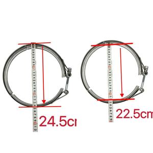 V-क्लिप स्टील dpf निकास इंजन उत्प्रेरक कनवर्टर के लिए उच्च गुणवत्ता वाले भागों - Product Image 4