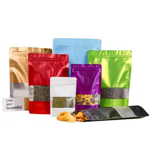 Пищевая застежка-молния Верхняя герметизируемая упаковка для специй с замком для сушеных пищевых продуктов