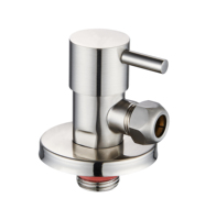 Robinet d'angle en laiton épaissi personnalisé, anti-corrosion 1/2, pour salle de bain et cuisine