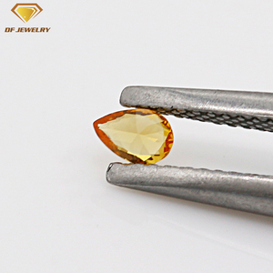Lumière <span class=keywords><strong>Jaune</strong></span> Pierres Précieuses <span class=keywords><strong>Poire</strong></span> 2*3mm Naturel Citrine Topaze - Product Image 5
