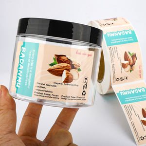 Étiquettes de noix personnalisées autocollants imprimés auto-adhésifs imperméables <span class=keywords><strong>à</strong></span> l'eau avec valeur nutritive pour amande de cajou - Product Image 5