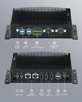 Mini PC industriel sans ventilateur Core I7-10510U jusqu'à 4,90 GHz 2HD+DP Triple affichage GPIO WiFi BT Win11/Linux/Ubuntu en stock