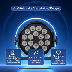 Lampe <span class=keywords><strong>de</strong></span> teinture 18 LED RGBW avec corps en aluminium <span class=keywords><strong>de</strong></span> contrôle DMX512, théâtre/spectacles amateurs et communautaires - Product Image 6