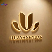 Enseigne personnalisée en acier inoxydable avec logo rétroéclairé LED 3D, étanche IP65, compatible HomeKit, transformateur, télécommande, pour bureau, maison, devanture de magasin