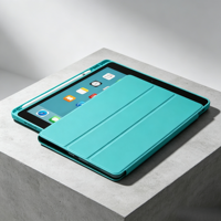 Étui de protection en cuir magnétique détachable pour iPad 10,9 pouces 2022 A16 & 2025 avec support pour stylet 28,7x26,5