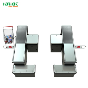Highbright Modern Combined Cashier <b>Counter</b> with Display Rack for Supermarket & Grocery Stores - Product Image 5