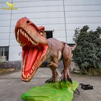 Modèle de dinosaure animatronique géant de grande taille de parc à thème Jurassic pour le projet