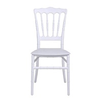 Chaises empilables en plastique pour appartements, vente en gros, décoratives, pour banquets, fêtes, événements, mariages, avec coussin