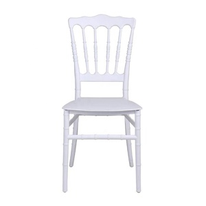 Chaises empilables en plastique pour appartements, vente en gros, décoratives, pour banquets, fêtes, événements, mariages, avec coussin - Product Image 5
