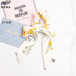 สายรัดสไตล์เกาหลีสำหรับผู้หญิงอุปกรณ์เสริมที่มีชื่อเสียงทางอินเทอร์เน็ตอเนกประสงค์การออกแบบโบว์การแต่งหน้าและการล้างหน้าห่วงผ้า - Product Image 6