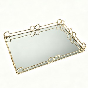 <span class=keywords><strong>Plateau</strong></span> décoratif en <span class=keywords><strong>fer</strong></span> <span class=keywords><strong>forgé</strong></span> et <span class=keywords><strong>verre</strong></span> miroir carré, style européen luxe léger, pour <span class=keywords><strong>table</strong></span> basse de <span class=keywords><strong>salon</strong></span> et entrée, transfrontalier - Product Image 5