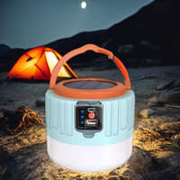 Bombilla LED de 1000 vatios, lámpara de emergencia portátil, reparación recargable por USB, luz de trabajo Solar, barbacoa, linterna Led para acampar, colgante de CC IP65