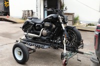 Remolque Pequeño para ATV al por Mayor OEM Personalizado de Acero para Motocicleta Remolque Plegable Pequeño para Motocicleta