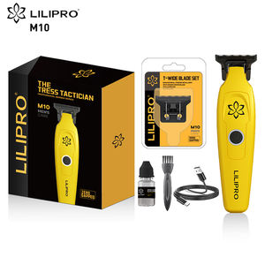LILIPRO THE TRESS TACTICIAN M10 Baber Bordadores recargables inalámbricos Clippers <span class=keywords><strong>Peluquería</strong></span> Eléctrica Zero Gapped DLC T-Blade Trimmer - Product Image 1