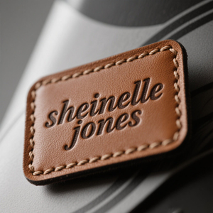 Sheinelleジョーンズ衣服アクセサリーラベルロゴタグ革パッチ服カスタムブランド革ラベル - Product Image 3