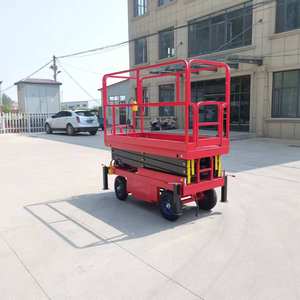 פלטפורמת הרמה חשמלית מקצועית מתקפלת 500 ק""ג מסוג שביל עבודה אווירית - Product Image 3