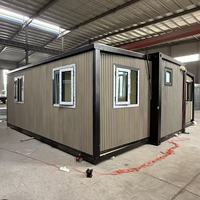 Villa préfabriquée modulaire très rentable, maison prête à l'emploi, maison capsule, maison conteneur extensible, modèle de maison