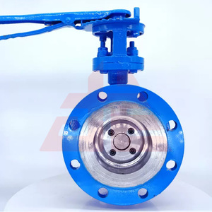 Válvula de Mariposa de Acero Fundido con Brida D43H 16C de Dos Vías con Sello Duro y Triple Excéntrico para Vapor, Agua y Aceite - Product Image 2