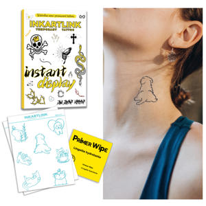 <span class=keywords><strong>Tatuaggio</strong></span> Temporaneo Senza Acqua per Cani e Gatti, Design Angelo, Durata 7 Giorni, Semi-Permanente per Rivenditori - Product Image 1