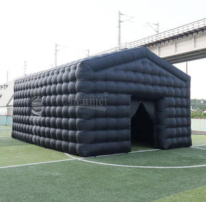 Tienda inflable con luz LED de cubo grande Zhenmei de 20 pies para eventos al aire libre para fiestas de boda y publicidad, equipo de Camping duradero - Product Image 3