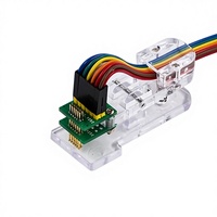 Klip Uji IC Pitch 2.00mm, Fixture Pemrograman, Probe Pogo Pin, Adaptor ISP Satu/Dua Baris, SOIC SOP