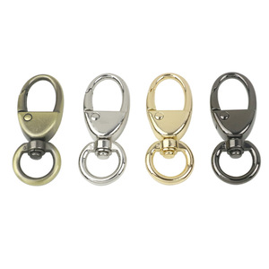 Werks großhandel 12mm Dreh haken Gepäck Hardware Gürtels chn allen für Handtaschen und Schulter gurte Schlüssel bund Zubehör - Product Image 2