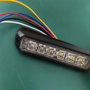 Fabbrica diretta 24V LED luce di avvertimento ghiaccio blu bianco giallo verde auto di emergenza luce lampeggiante faro in alluminio auto - Product Image 6