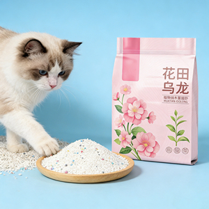 Litière <span class=keywords><strong>pour</strong></span> chat biodégradable à base <span class=keywords><strong>de</strong></span> manioc, faible teneur en poussière, agglomération rapide, super absorbante, fraîcheur longue durée, litière sûre <span class=keywords><strong>pour</strong></span> tous les chats - Product Image 1