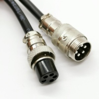 GX12 2pin 4pin to XT60 Connecteur à souder Fil PVC 16AWG Câble pour utilisation électronique automobile