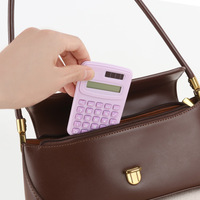 Mini calculatrice de poche avec haute valeur esthétique bureau d'étudiant petit ordinateur apprentissage papeterie Portable calculatrice bureau