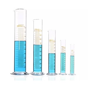 Cylindres de mesure en verre résistant aux acides et aux alcalis à haute température, qualité excellente, best-seller pour les laboratoires internationaux - Product Image 3