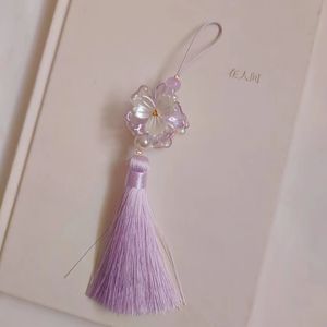 Handmade Đính Cườm Nút Đuôi Dài Pha Lê Tua Trung Quốc Phong Cách Quần Áo Phụ Kiện Tấm Khóa Làm Bằng Polyester Kim Loại - Product Image 6